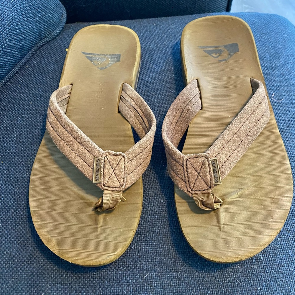 Quicksilver Carver Suede leather Sandals. Used condition. I believe size 8.